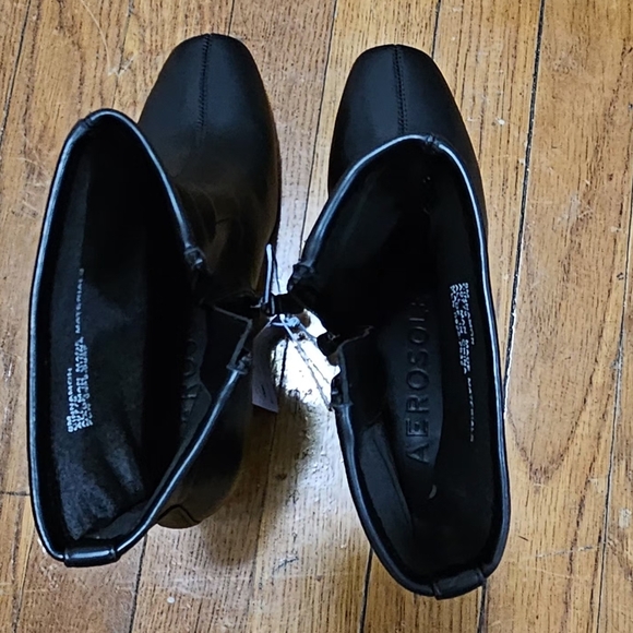 Aerosoles Cinnamon/ Women's/Ankle Boots/black/side zipper/square toe /block heel - Picture 11 of 15